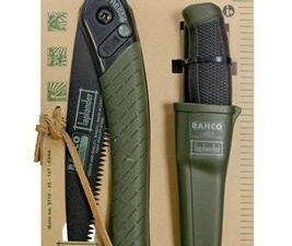 Foldable general-purpose saw Bahco 190mm XT7 + knife