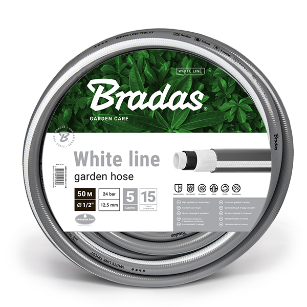 Garden hose WHITE LINE 1/2" - 50m - Image 2