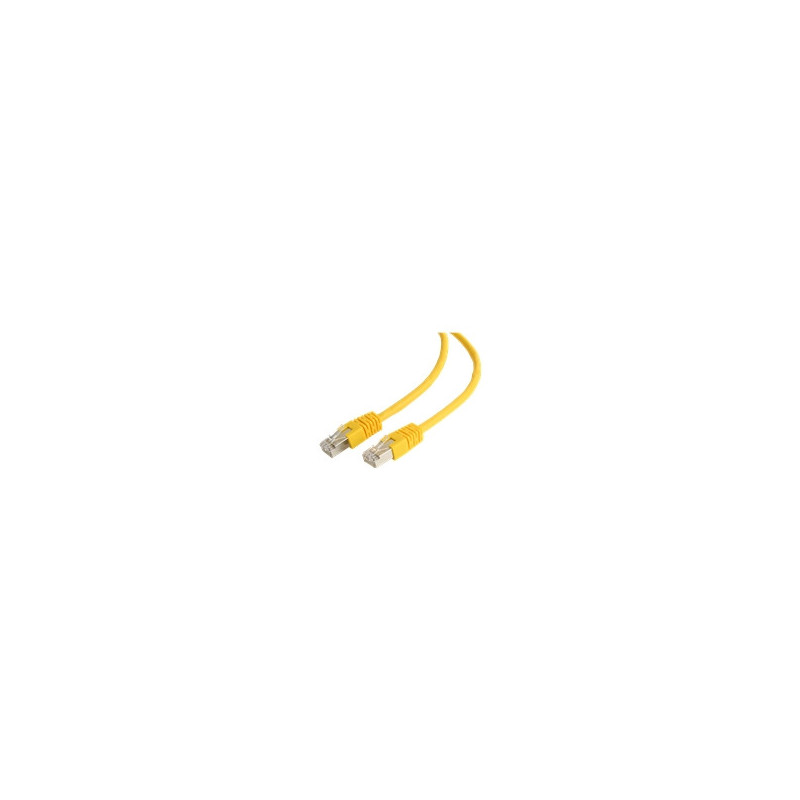 PATCH CORD FTP GEMBIRD Cat6, cupru-aluminiu, 1 m, galben, AWG26, ecranat "PP6-1M/Y" (timbru verde 0.08 lei)