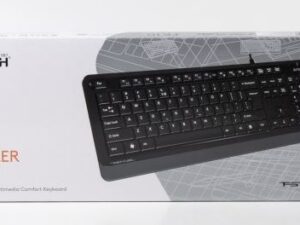 TASTATURA A4TECH, "Fstyler USB", cu fir, 104 taste format standard, USB, negru & gri, "FK10 Grey" (timbru verde 0.8 lei)