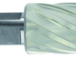 HSS Сore Drill Ø17X60X30 mm, short series. Weldon shank Ø19 mm. Bright, uncoated