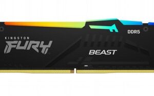 Kingston FURY Beast RGB - DDR5 - modul - 32 GB - DIMM 288-pin - 2800 MHz / PC5-44800 - CL40 - 1.25 V - ej buffrad - on-die ECC