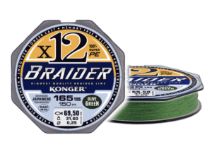Pintas Valas KONGER X12 Olive Green 0.18/150m