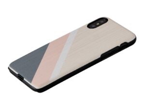 MAN&WOOD SmartPhone case iPhone X/XS pink suit black