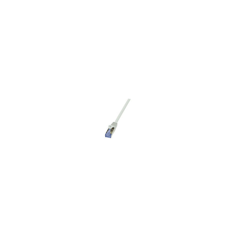 PATCH CORD S/FTP LOGILINK Cat6a, LSZH, cupru, 7.5 m, gri, AWG26, dublu ecranat "CQ3082S" (timbru verde 0.8 lei)