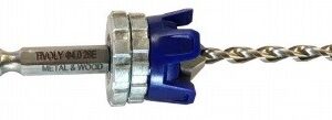 Metal and wood drill & countersink bit with depth stop Ø4mm, HEX shank