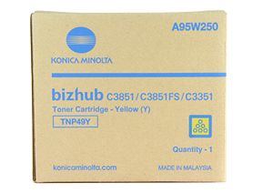 Toner Cartridge DEVELOP TNP49Y, ineo+ 3351, +3851, 12000 k., Yellow