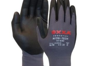Nylon gloves with nitrile foam coating OXXA Nitri-Tech Foam 14-690, size 7/S