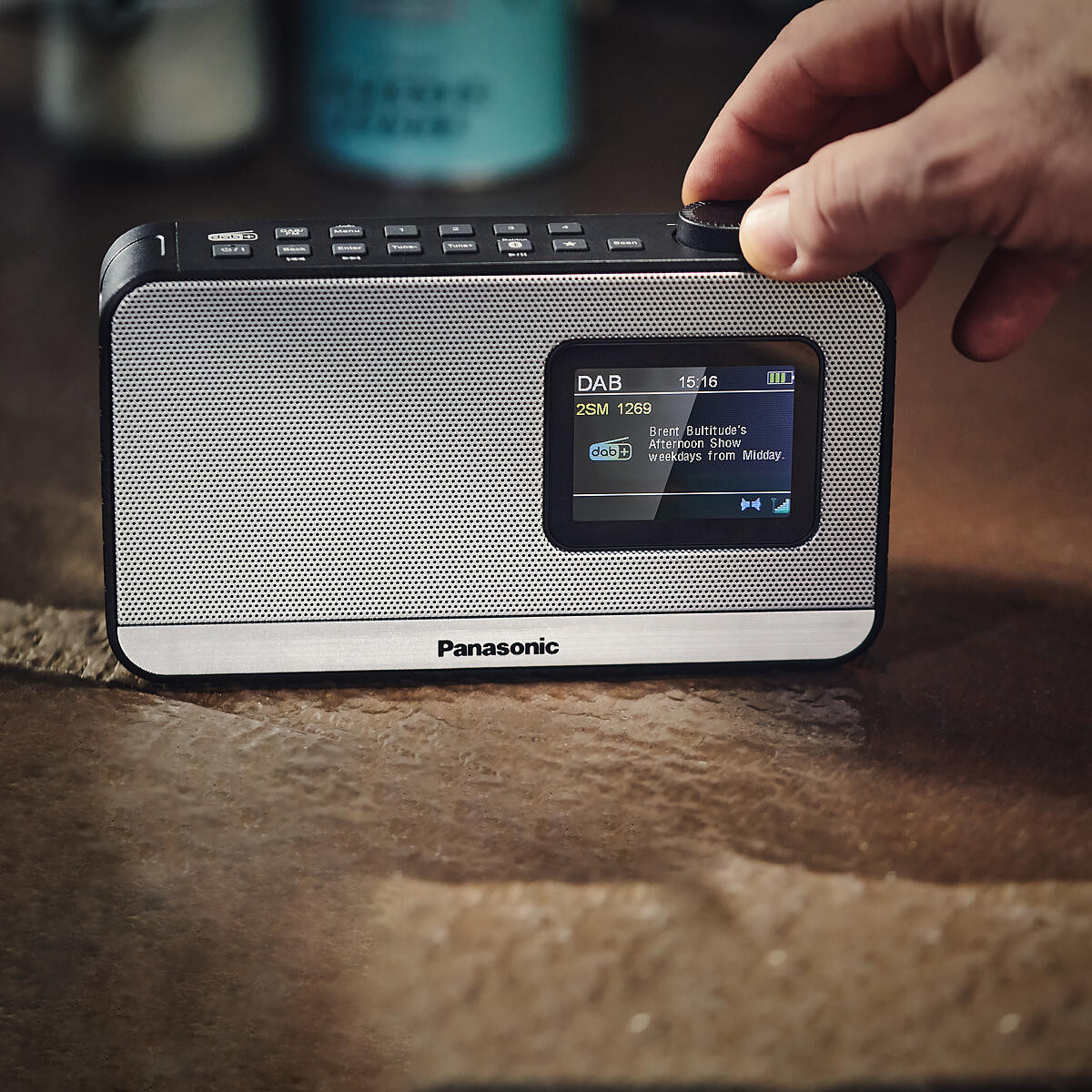Panasonic radio RF-D15EG FM/DAB, black - Image 4