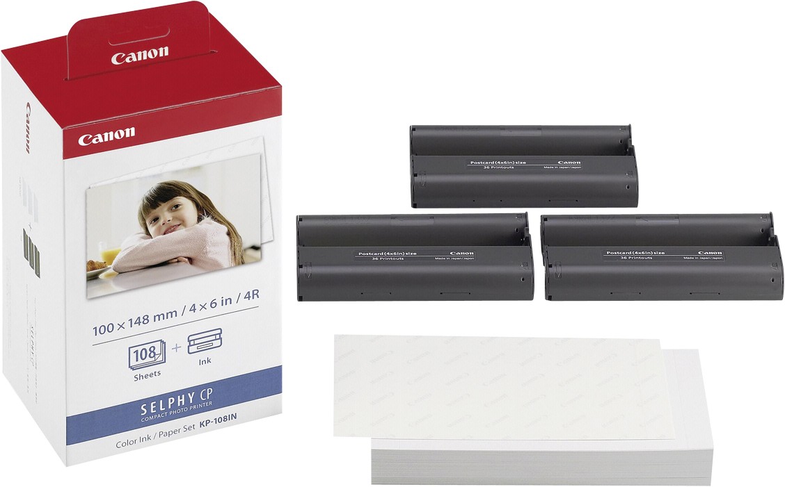 Film TTR Original Canon Color, KP-108, pentru CP-100|200|300|330|400|500|1000|1200|1300, 108f, incl.TV 0 RON, "AJ3115B001AA"