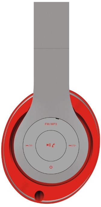 Omega Freestyle headset FH0916, grey/red - Image 2
