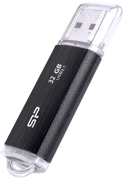 USB Flash Drive SP, Blaze B02, 3.2, 32GB, Negru "SP032GBUF3B02V1K" (timbru verde 0.03 lei)
