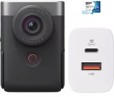 Canon Powershot V10 Vlogging Kit, silver - Image 10
