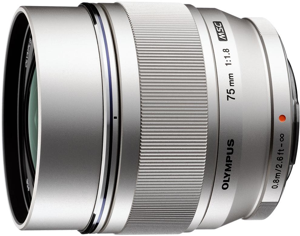 M.Zuiko Digital ED 75mm f/1.8, silver - Image 2