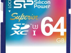 Silicon Power memory card SDXC 64GB Superior UHS-I U3