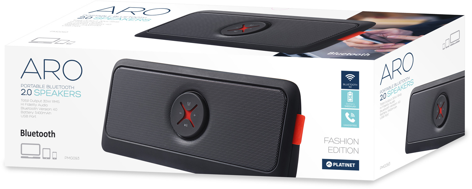 Platinet wireless speaker Aro BT PMG093 (43822) - Image 4