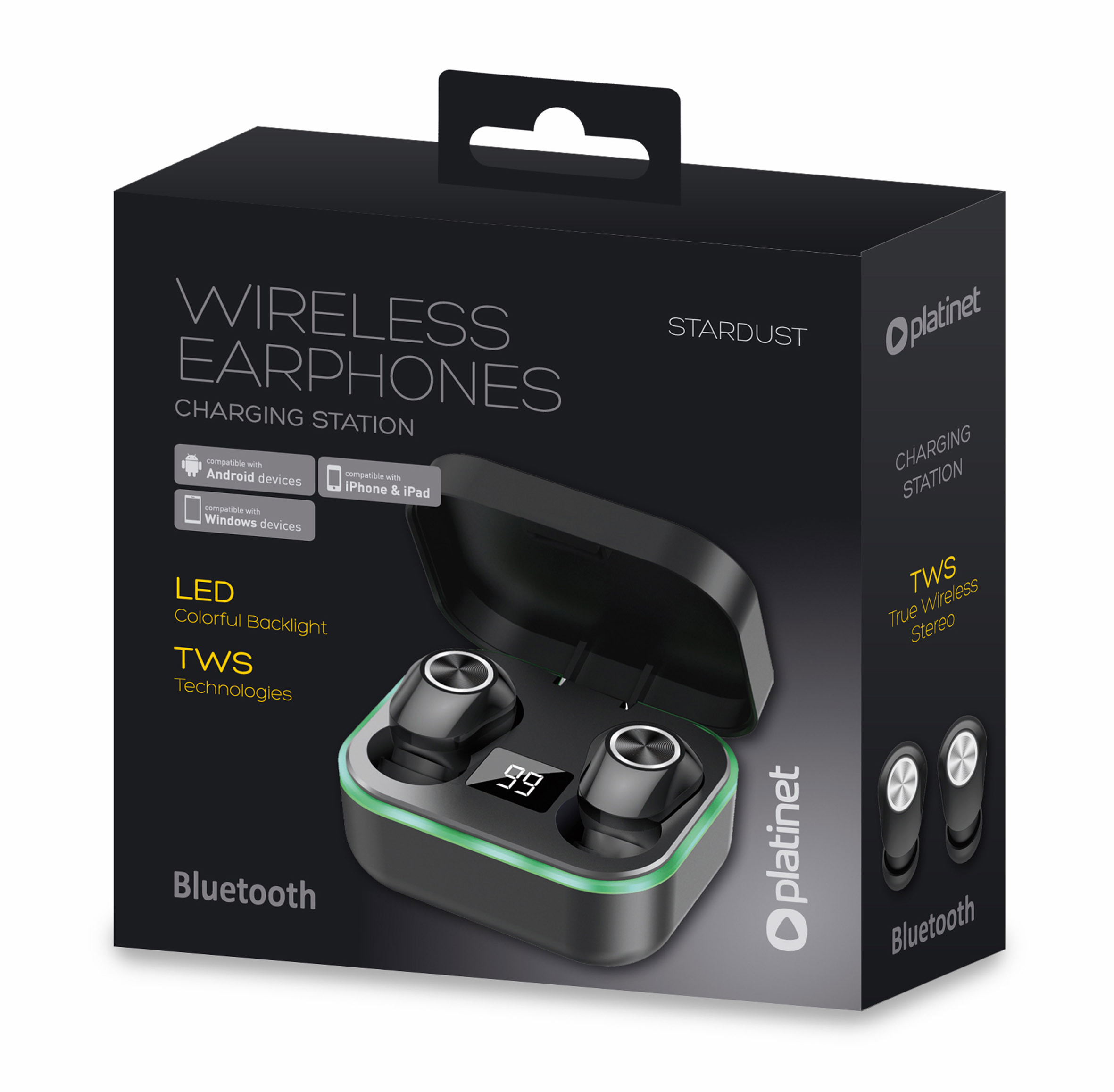 Platinet wireless headset Stardust (PM1030B) - Image 6