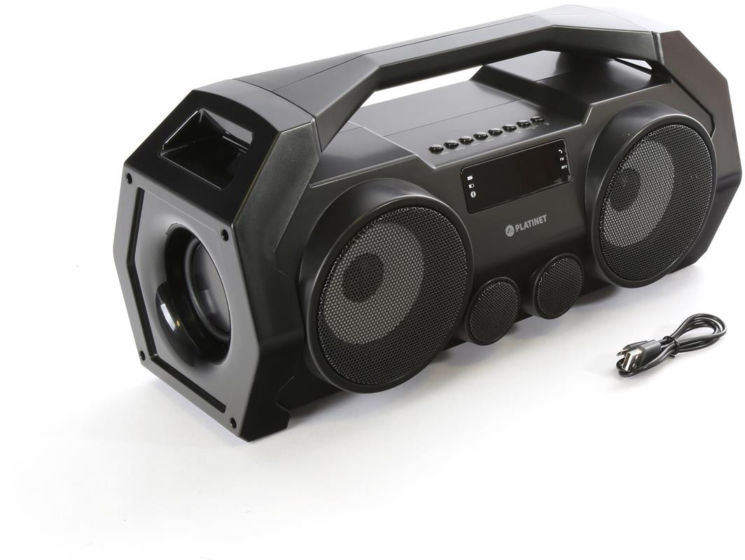 Platinet wireless speaker OG76 Boombox BT, black (44416) - Image 2