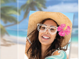 HP photo paper Sprocket Zink 8.9x10.8cm 50 sheets