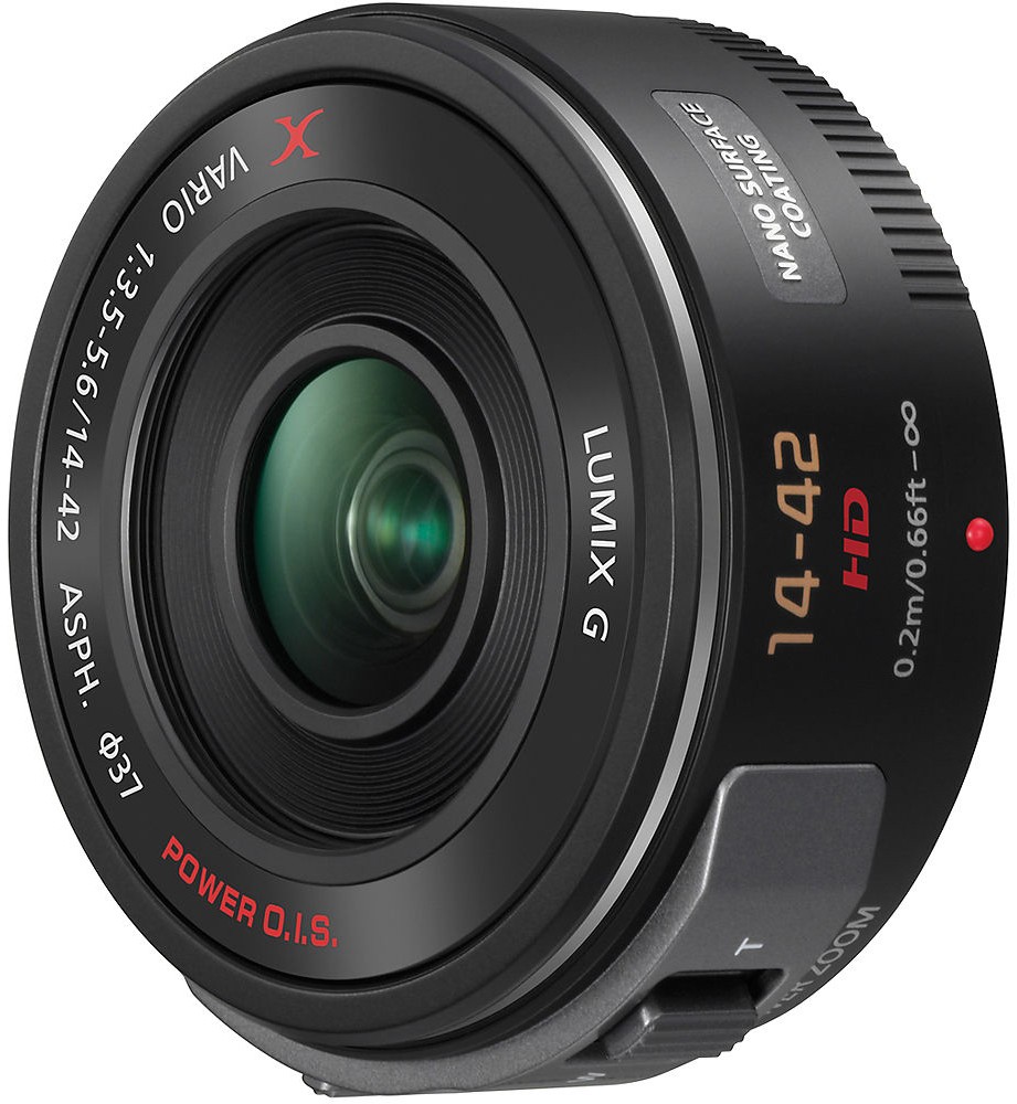 Panasonic Lumix G X Vario PZ 14-42mm f/3.5-5.6 ASPH. Power O.I.S. lens, black