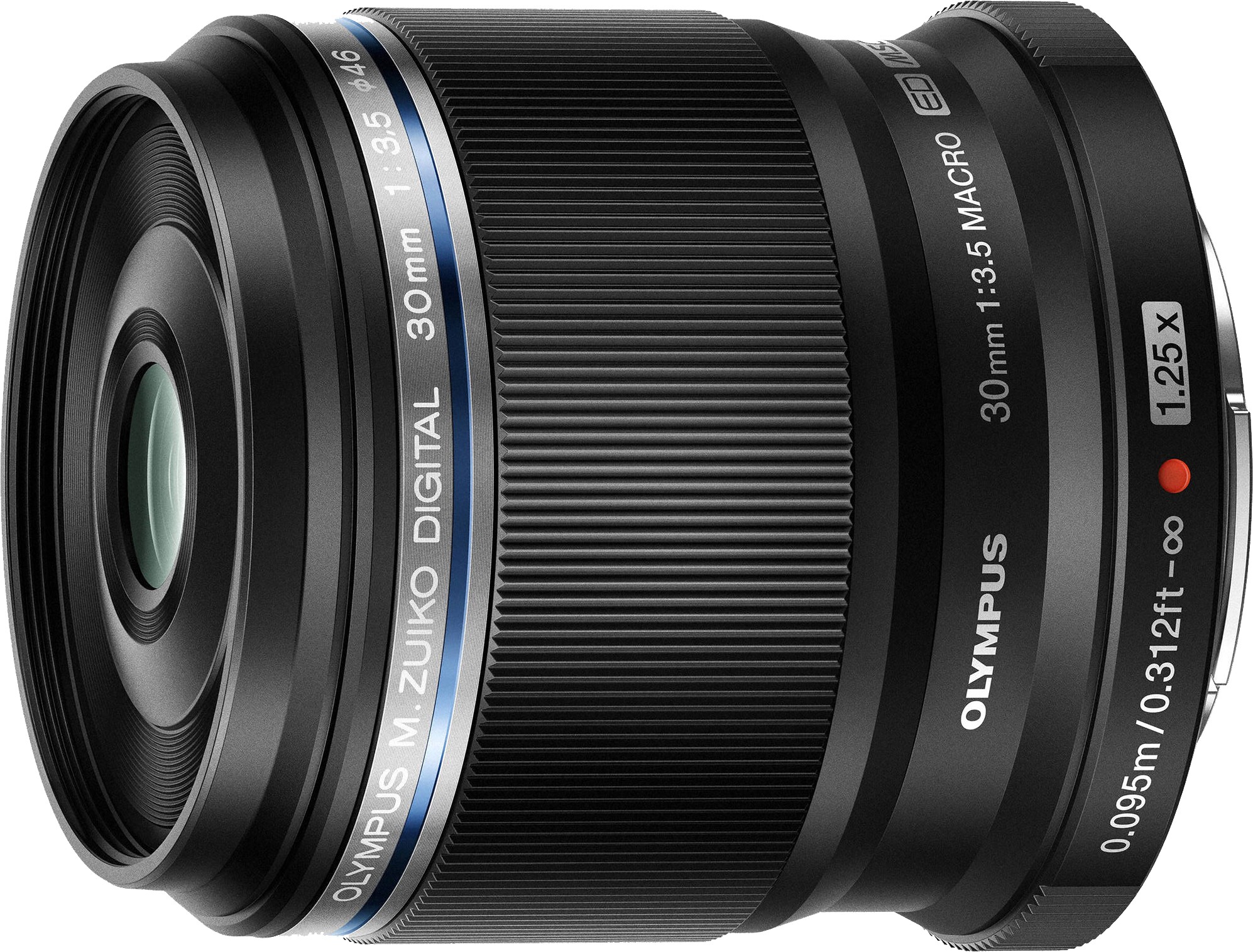 M.Zuiko Digital ED 30mm f/3.5 Macro lens, black