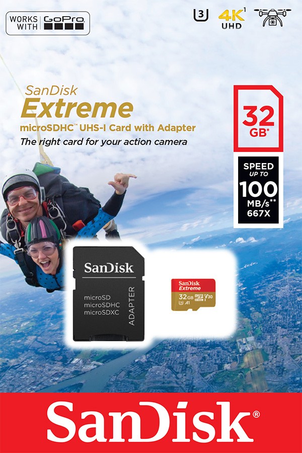 MEMORY MICRO SDHC 32GB UHS-I/W/A SDSQXAF-032G-GN6AA SANDISK - Image 2