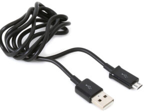 Platinet cable microUSB 1m, black