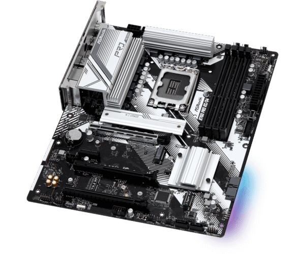ASRock B760 PRO RS/D4 / Intel B760 / LGA1700 / 4x DDR4 / 3x M.2 / HDMI / DP / USB-C / ATX - Image 3