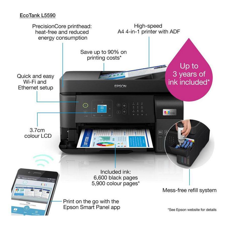 Epson Urzadzenie wielofunkcyjne EcoTank L5590 - Image 2
