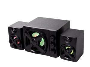 BOXE SPACER Gaming 2.1, RMS: 11W (2 x 3W + 5W), control volum, bass si inalte, subwoofer lemn MDF, 3 x LED, USB power, black, "SPB-THUNDER" (timbru verde 2.00 lei) 43501938