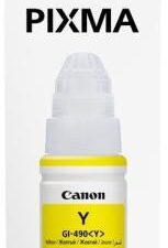 Canon GI 490 Y - 70 ml - gul - original - p�fyllnadsbl�ck - f�r PIXMA G1400, G1410, G1411, G2400, G2410, G3400, G3411, G3415, G4400, G4411