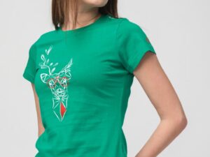 TRICOU  CERB FAMILIE FEMEI   K GREEN-M