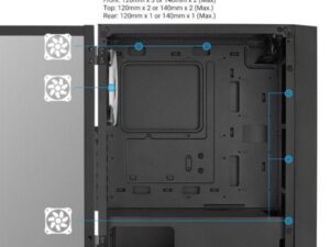 Housing Aerocool PGS Graphite-G-BK-v2 FRGB