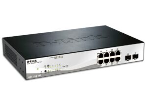 DLINK SW 8P-GB POE+ 2CMB SMART RM