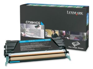 Lexmark Toner f C736 X736 X738 Cyan 10K