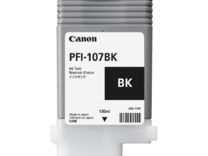 Canon inkoustová náplň PFI-107bk/ černá/ 130ml