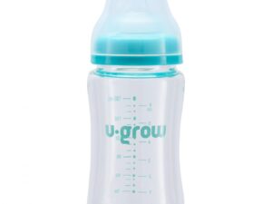 Biberon de sticla180 ml+2 tetine, U-Grow