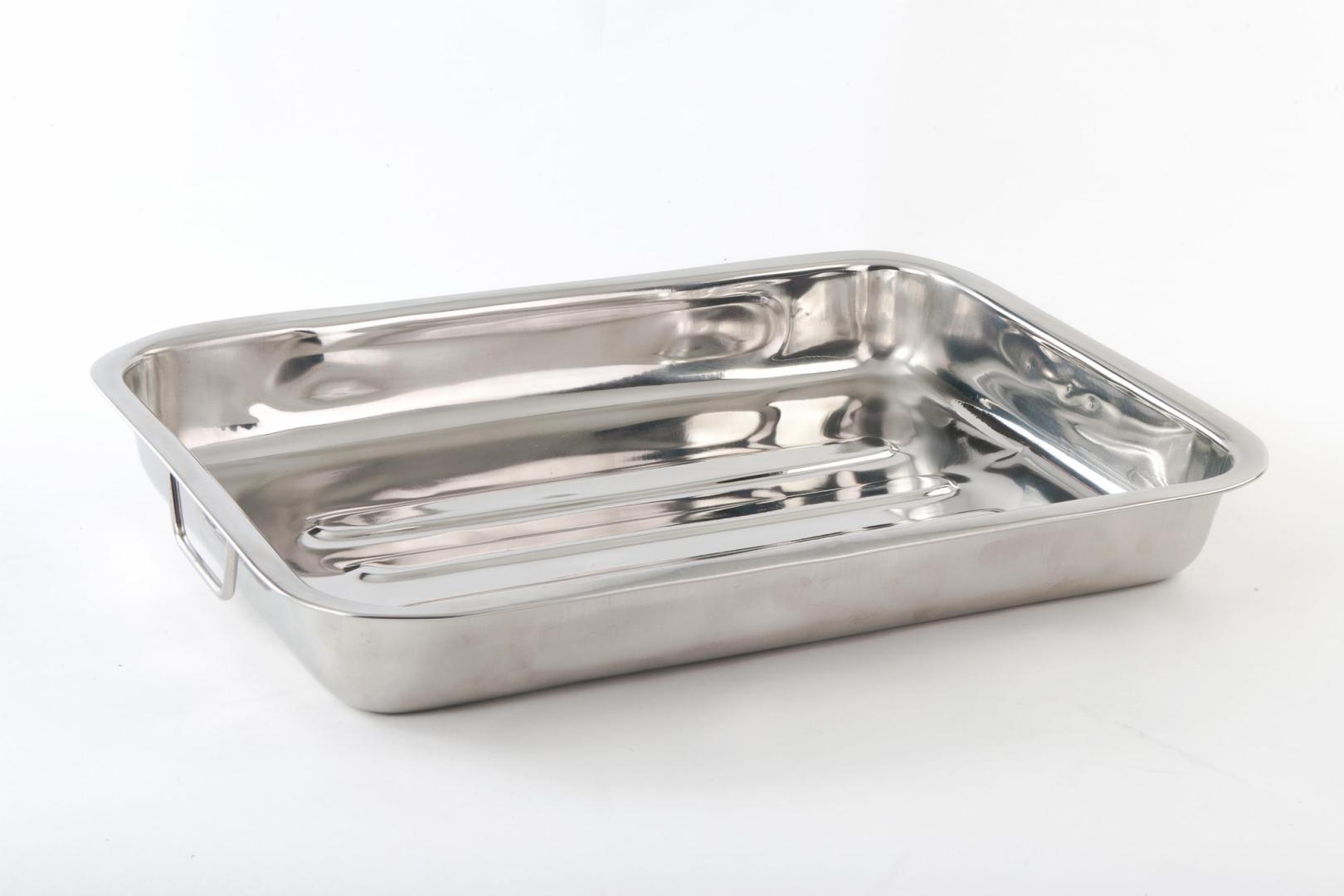 TAVA CUPTOR INOX 25x19x4.5 CM - Image 2