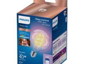 Philips Smart filament E27 G95 6,3 W (40 W), RGBW