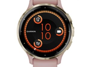 Garmin Venu 3S 3.05 cm (1.2") AMOLED 41 mm Digital 390 x 390 pixels Touchscreen Gold, Rose Wi-Fi GPS (satellite)