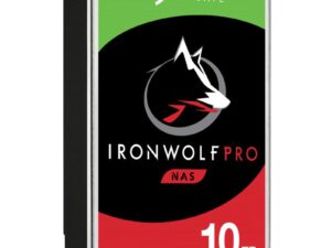 SEAGATE Ironwolf PRO Enterprise NAS HDD 10TB 7200rpm 6Gb/s SATA 256MB cache 8.9cm 3.5inch 24x7 for NAS RAID Rackmount Systeme BLK