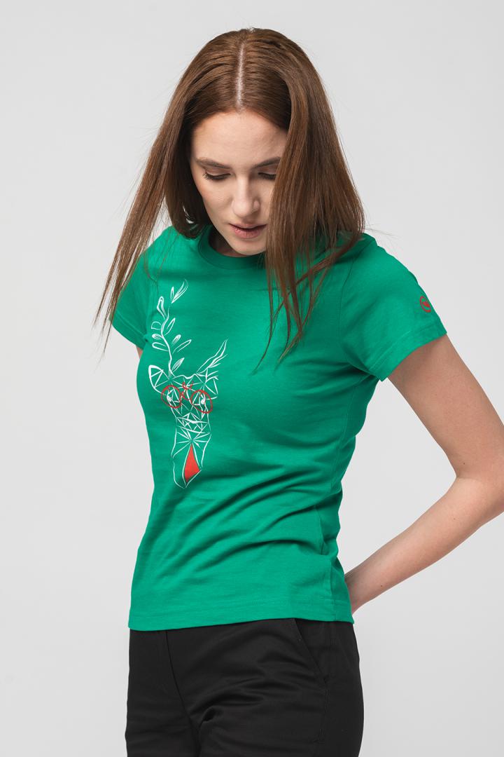 TRICOU CERB FAMILIE FEMEI K GREEN-M - Image 4