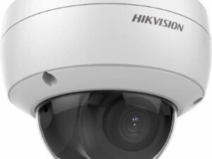 CAMERA IP Hikvision, dome pt. interior | exterior, dist. IR 30 m,  tip lentila fixa 2.8 mm, 6  Mpx, microfon, PoE, carcasa metal si plastic, slot SD card, "DS-2CD2166G2-ISU2C"  (timbru verde 0.8 lei)
