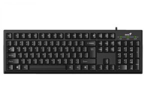 TASTATURA GENIUS USB, 104 taste, black, "Smart KB-100 RO", aranjament romana (diacritice), "31300005418" (timbru verde 0.8 lei)