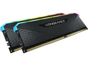 Memorie DDR Corsair DDR4 16 GB, frecventa 3200 MHz, 8 GB x 2 module, radiator, iluminare RGB, "CMG16GX4M2E3200C16"