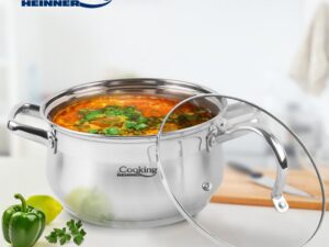 SEMIOALA INOX+CAPAC 24X13.5CM,6.1L,AMIRA