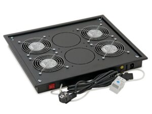 Vent.j. horní(spodní) 4x ventilátor 220V/92W Černá