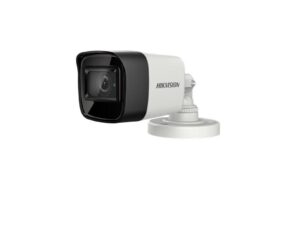 CAMERA supraveghere HIKVISION bullet, pt. exterior, dist. IR 20 m, lentila fixa 2.8 mm, 8.29 Mpx, cu fir, carcasa metal, "DS-2CE16U1T-ITF2.8" (timbru verde 0.8 lei)