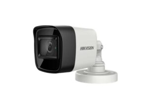 CAMERA supraveghere HIKVISION bullet, pt. exterior, dist. IR 60 m, lentila fixa 2.8 mm, 5 Mpx, cu fir, carcasa metal, "DS-2CE16H8T-IT3F28" (timbru verde 0.8 lei)