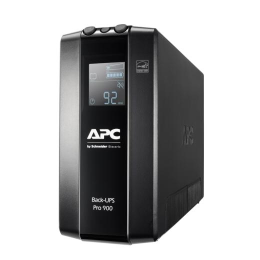 Servers Schneider Electric APC Back-UPS Pro, 900VA/540W, Tower, 230V, 6x IEC C13 outlets, AVR, LCD, User Replaceable Battery, Black |